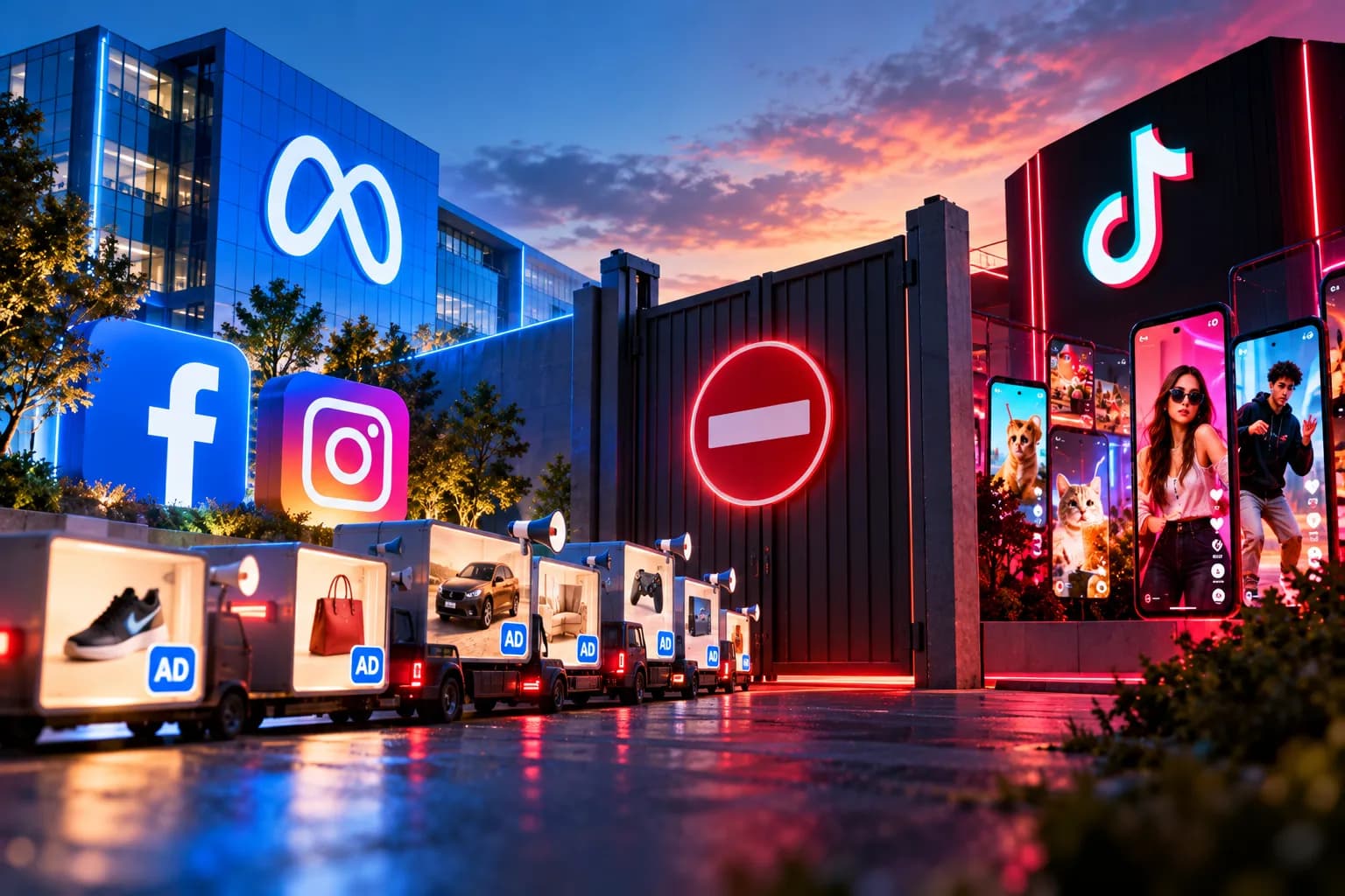 Platform Wars Intensify; Meta Closes Its Advertising Doors to TikTok